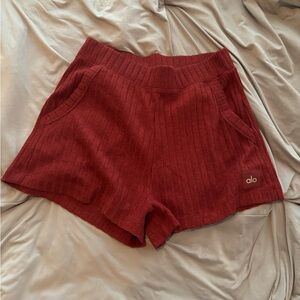 Alo Yoga Ribbed Take Comfort Short